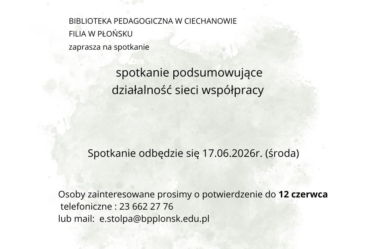 Spotkanie sieci współpracy