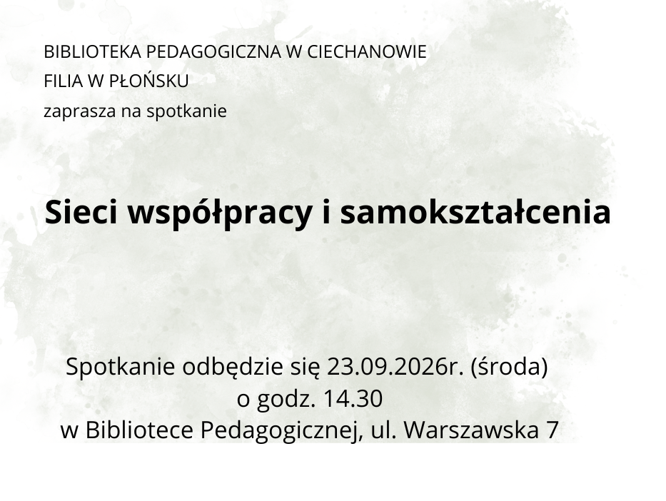 Spotkanie sieci współpracy i samokształcenia